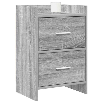 Bedside Tables 2 pcs Grey Sonoma 40 x 30 x 60 cm