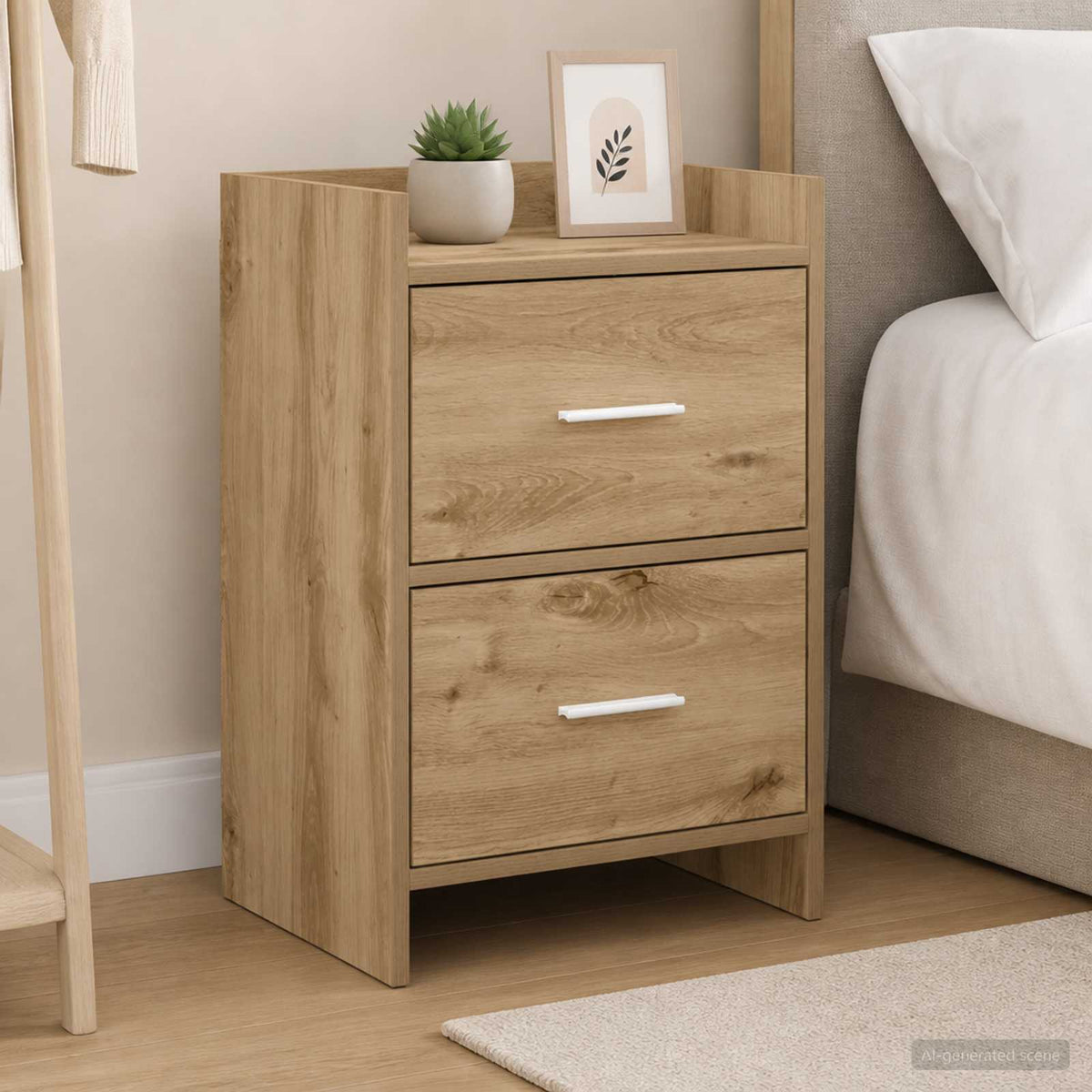 Bedside Tables 2 pcs Artisan Oak 40 x 30 x 60 cm