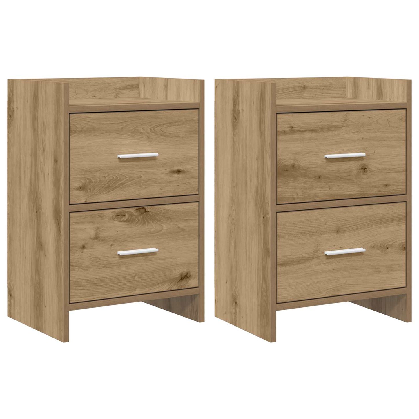 Bedside Tables 2 pcs Artisan Oak 40 x 30 x 60 cm