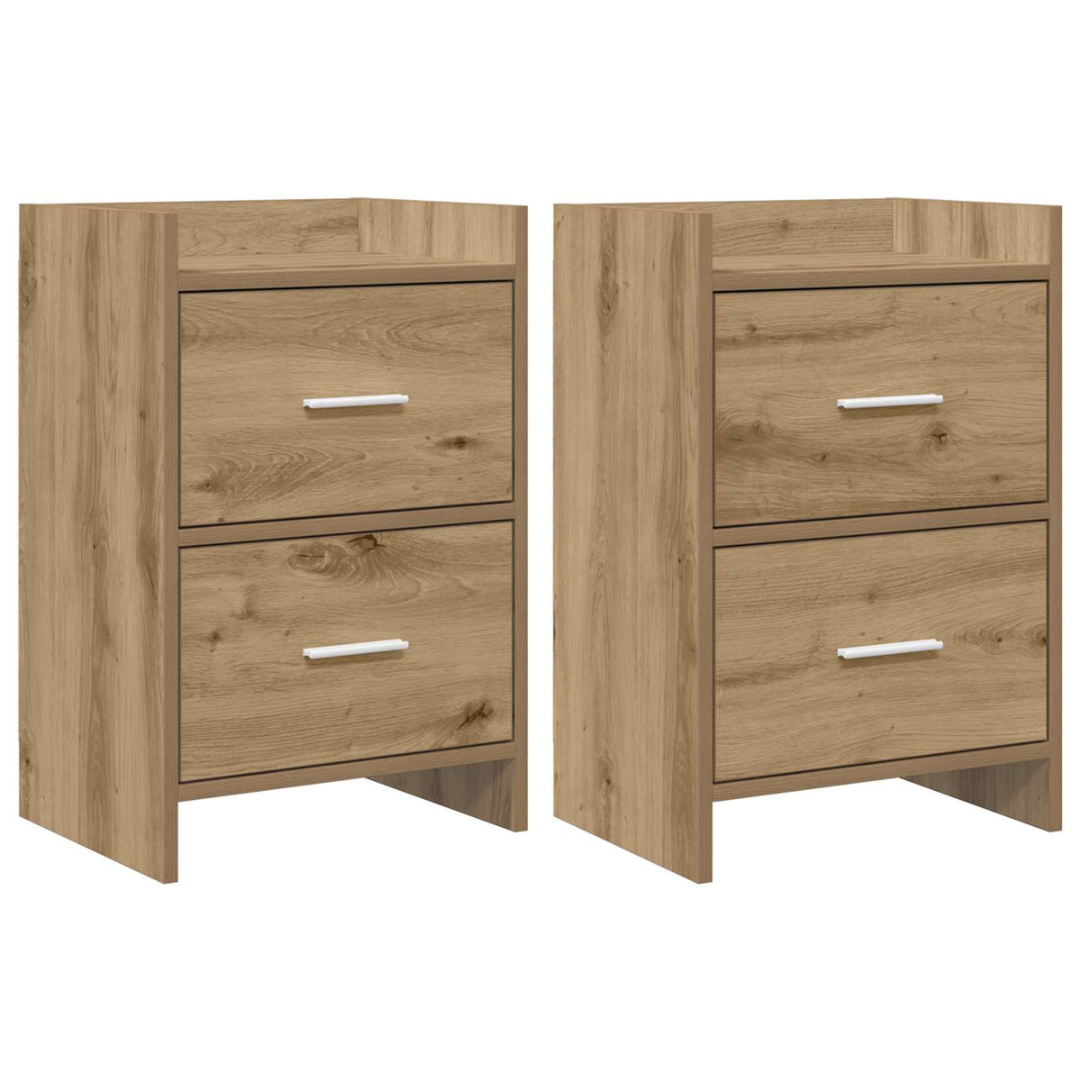 Bedside Tables 2 pcs Artisan Oak 40 x 30 x 60 cm