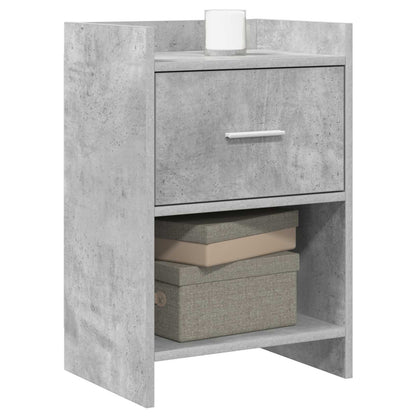 Bedside Tables 2 pcs Concrete Grey 40 x 30 x 60 cm