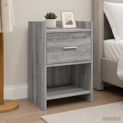Bedside Tables 2 pcs Grey Sonoma 40 x 30 x 60 cm