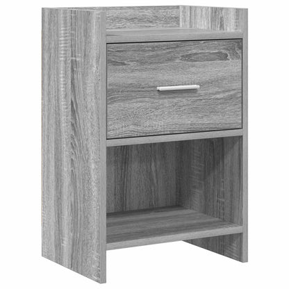 Bedside Tables Grey Sonoma 40 x 30 x 60 cm Engineered Wood