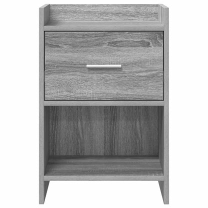 Bedside Tables Grey Sonoma 40 x 30 x 60 cm Engineered Wood