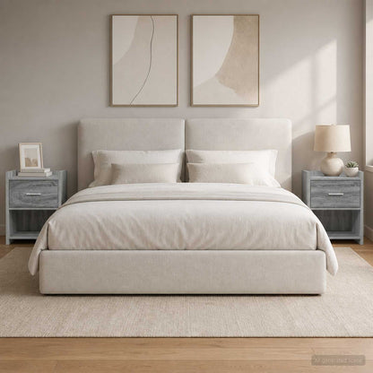 Bedside Tables 2 pcs Grey Sonoma 40 x 30 x 60 cm