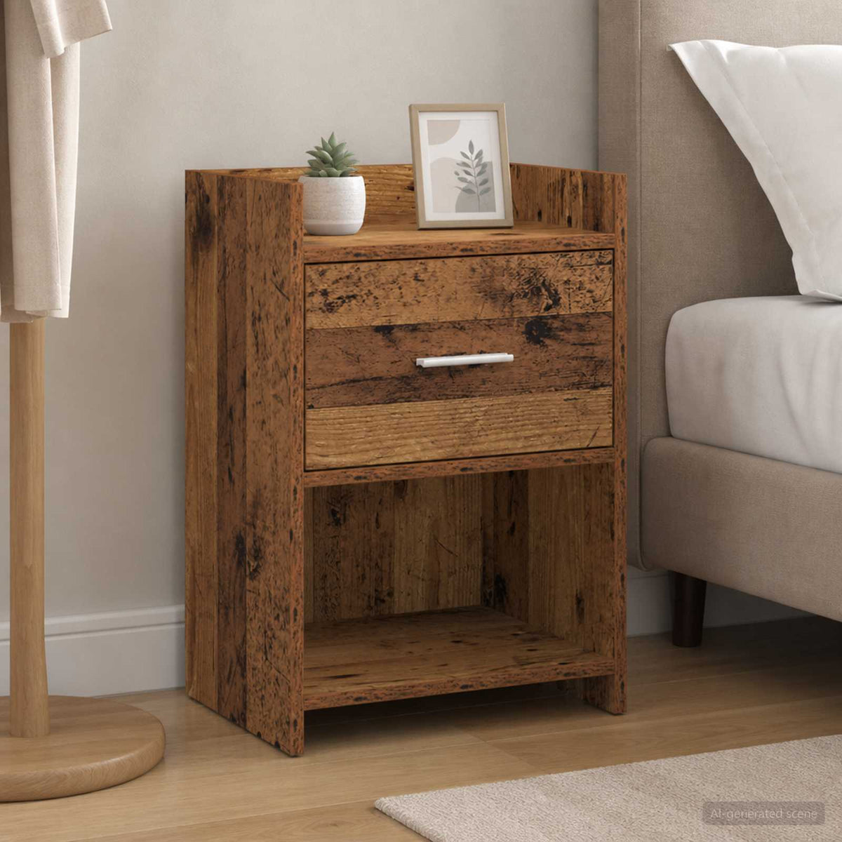 Bedside Tables 2 pcs Old Wood 40 x 30 x 60 cm Engineered Wood