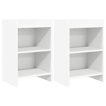 Bedside Tables 2 pcs White 40 x 30 x 60 cm Engineered Wood