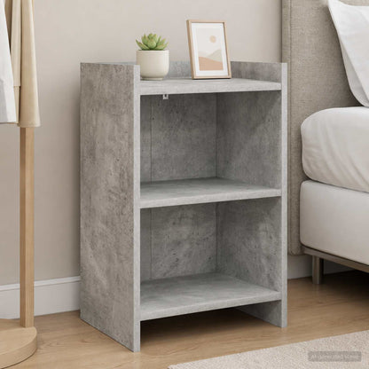 Bedside Tables 2 pcs Concrete Grey 40 x 30 x 60 cm