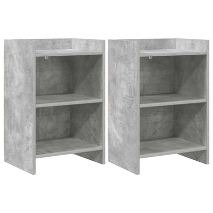 Bedside Tables 2 pcs Concrete Grey 40 x 30 x 60 cm