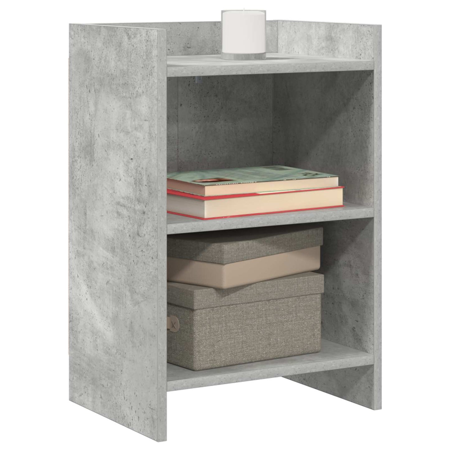 Bedside Tables 2 pcs Concrete Grey 40 x 30 x 60 cm