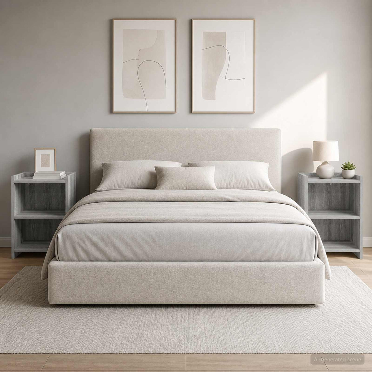 Bedside Tables 2 pcs Grey Sonoma 40 x 30 x 60 cm