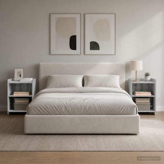 Bedside Tables 2 pcs Grey Sonoma 40 x 30 x 60 cm