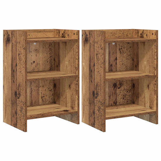 Bedside Tables 2 pcs Old Wood 40 x 30 x 60 cm Engineered Wood
