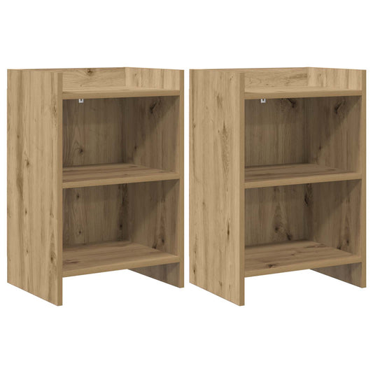 Bedside Tables 2 pcs Artisan Oak 40 x 30 x 60 cm