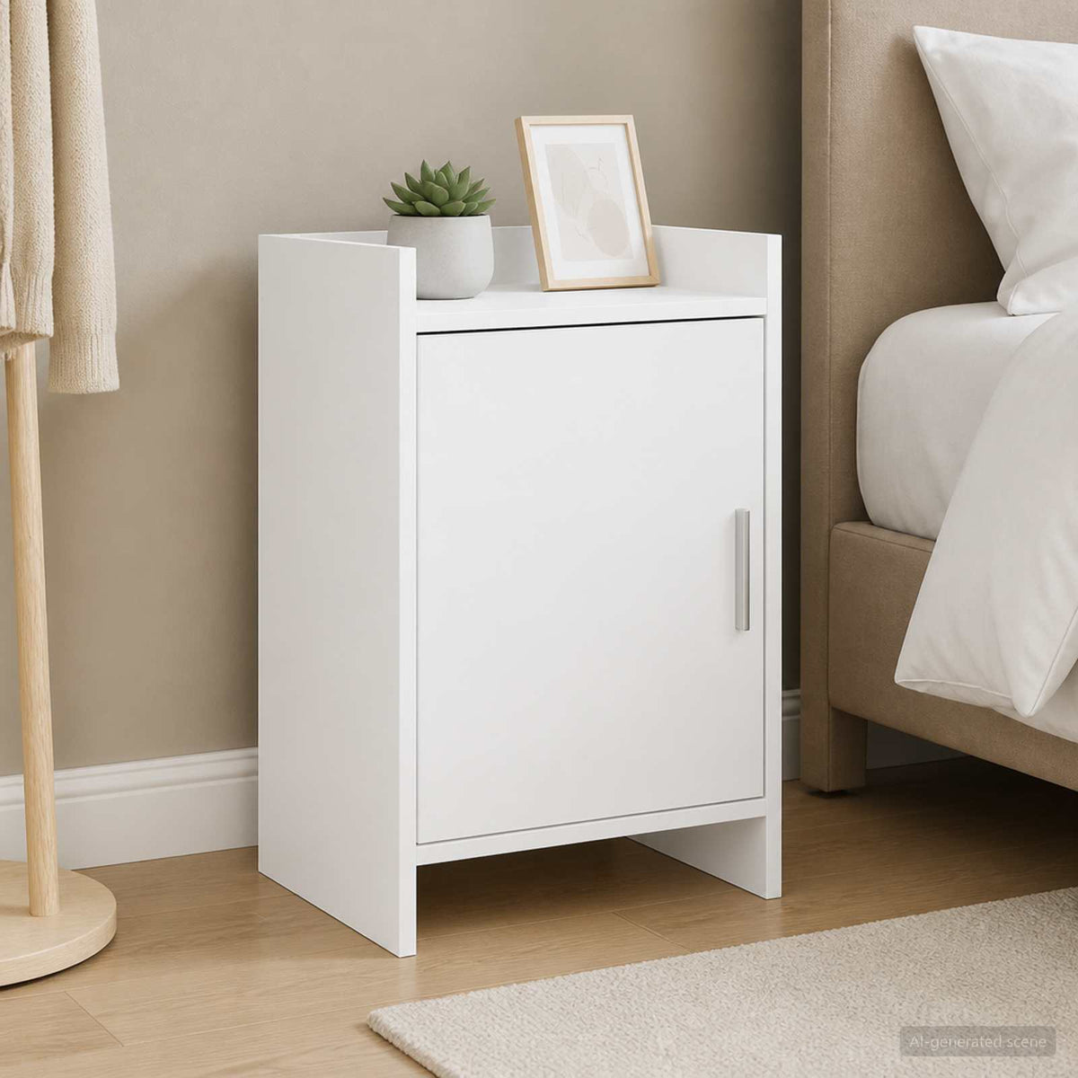Bedside Tables 2 pcs White 40 x 30 x 60 cm Engineered Wood