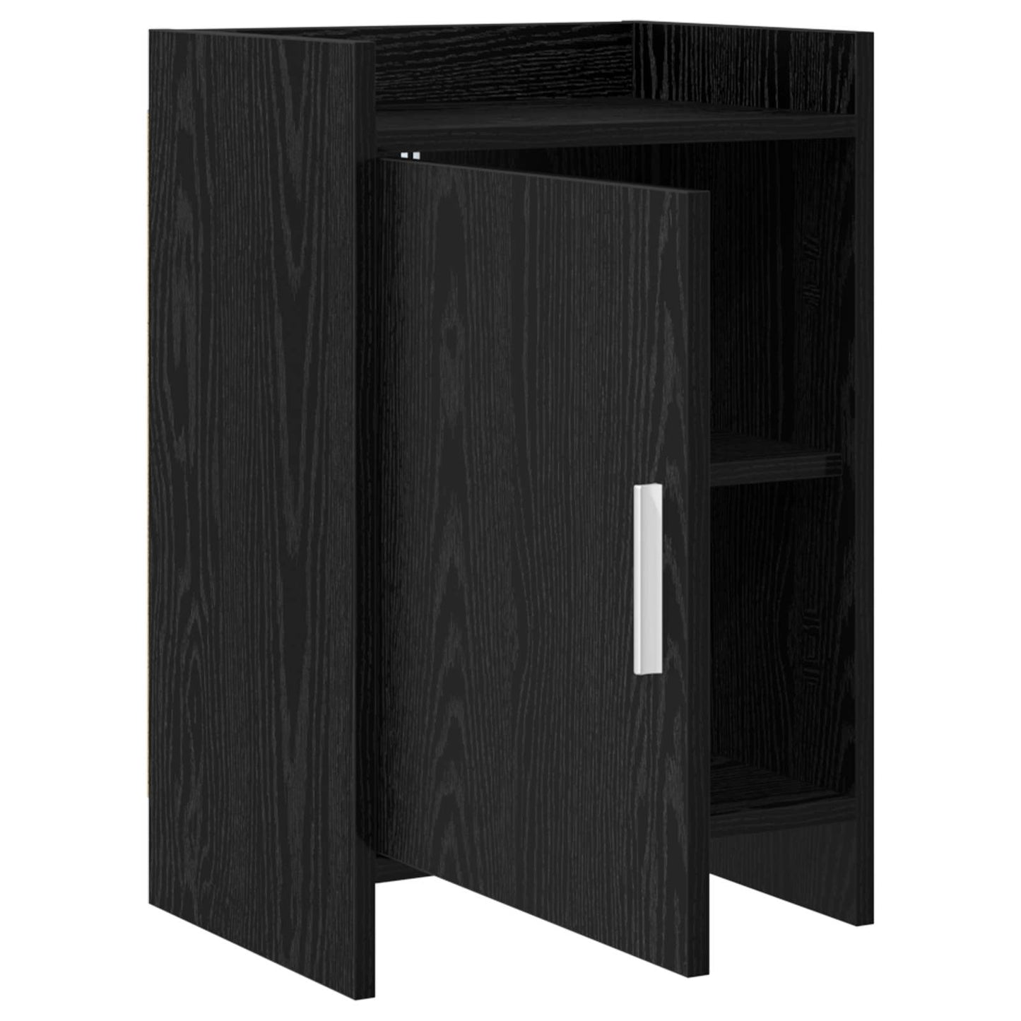 Bedside Tables Black Oak 40 x 30 x 60 cm Engineered Wood