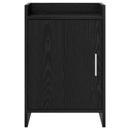 Bedside Tables Black Oak 40 x 30 x 60 cm Engineered Wood