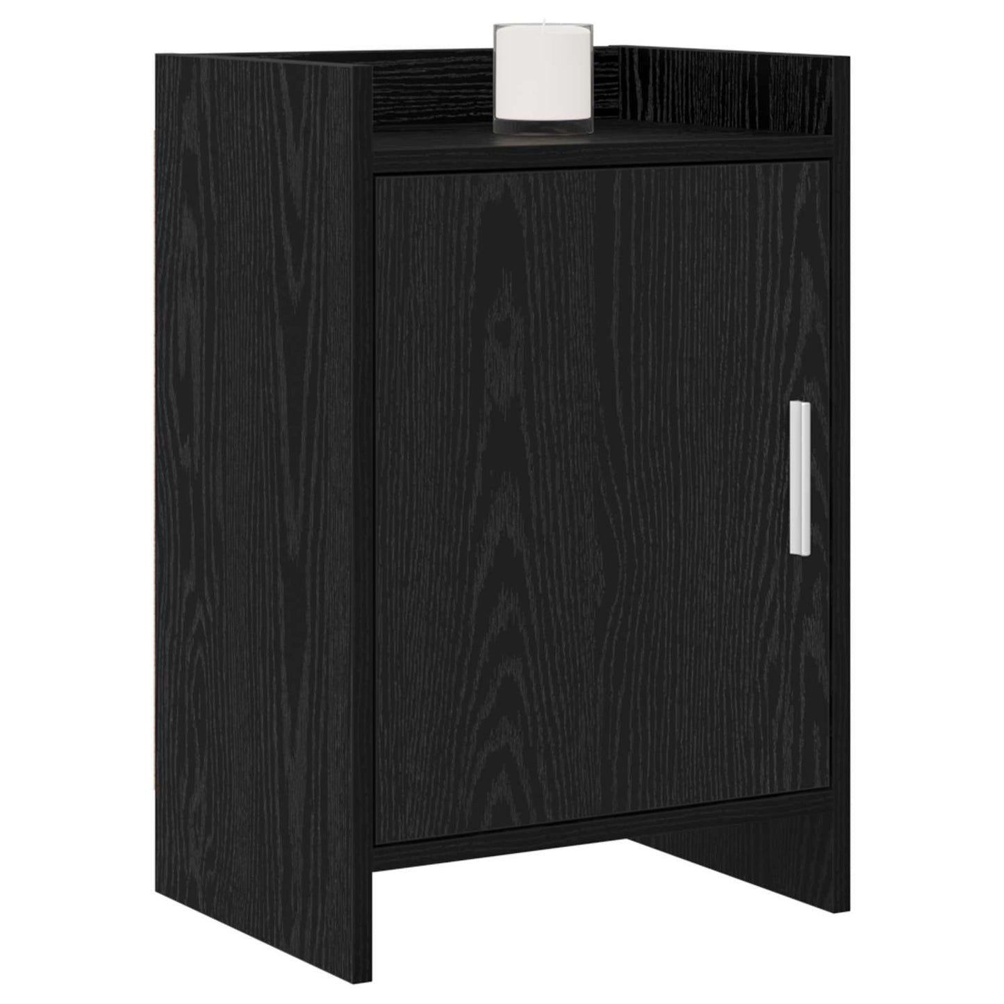 Bedside Tables Black Oak 40 x 30 x 60 cm Engineered Wood