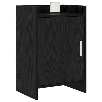 Bedside Tables 2 pcs Black Oak 40 x 30 x 60 cm Engineered Wood