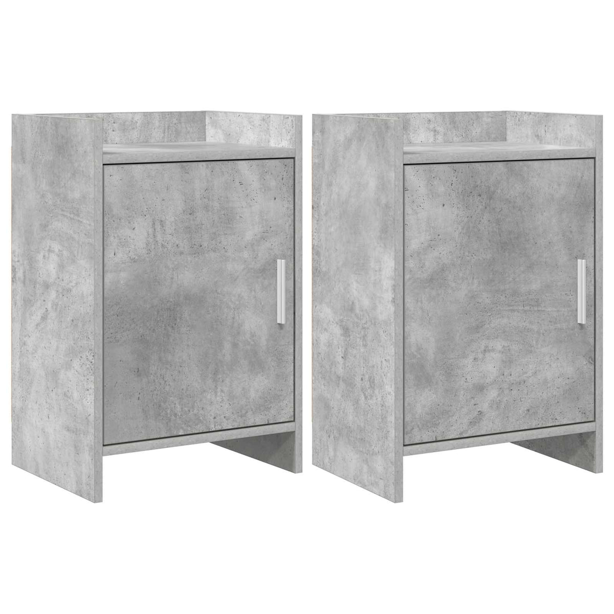 Bedside Tables 2 pcs Concrete Grey 40 x 30 x 60 cm