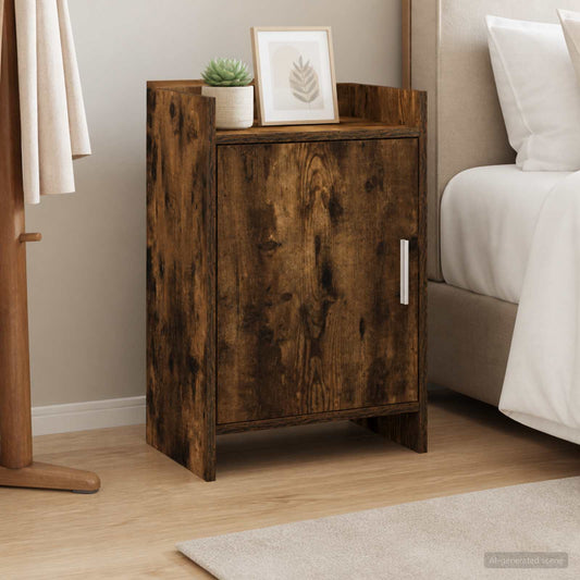 Bedside Tables 2 pcs Smoked Oak 40 x 30 x 60 cm Engineered Wood