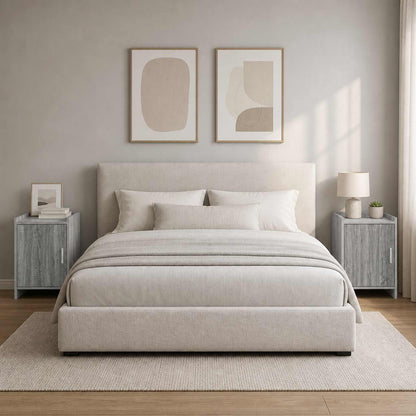 Bedside Tables 2 pcs Grey Sonoma 40 x 30 x 60 cm