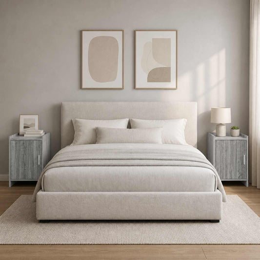 Bedside Tables 2 pcs Grey Sonoma 40 x 30 x 60 cm