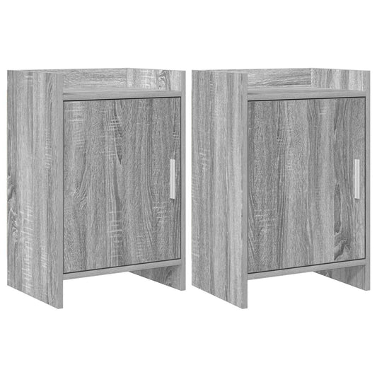 Bedside Tables 2 pcs Grey Sonoma 40 x 30 x 60 cm