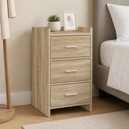 Bedside Tables Sonoma Oak 40 x 36 x 70 cm Engineered Wood