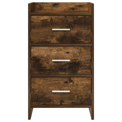 Bedside Tables Smoked Oak 40 x 36 x 70 cm Engineered Wood
