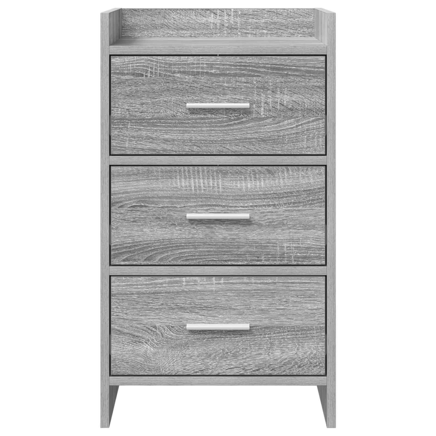 Bedside Tables Grey Sonoma 40 x 36 x 70 cm Engineered Wood