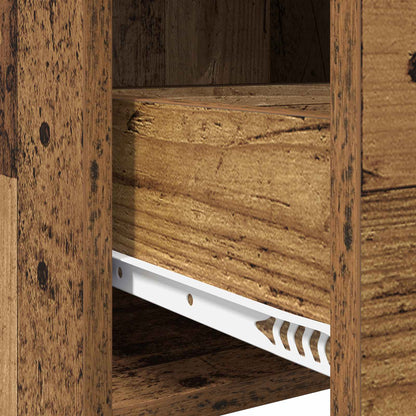 Bedside Tables Old Wood 40 x 36 x 70 cm Engineered Wood