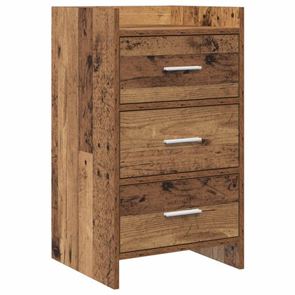 Bedside Tables Old Wood 40 x 36 x 70 cm Engineered Wood