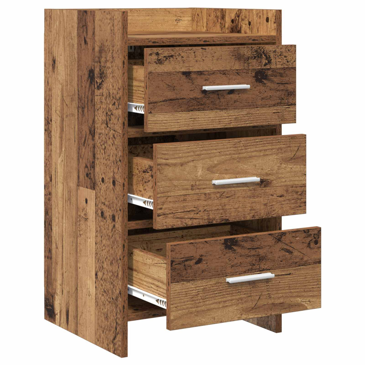 Bedside Tables Old Wood 40 x 36 x 70 cm Engineered Wood