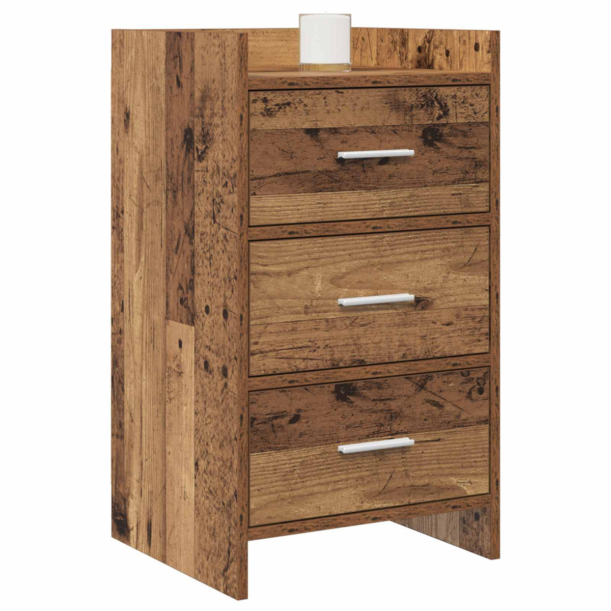 Bedside Tables Old Wood 40 x 36 x 70 cm Engineered Wood
