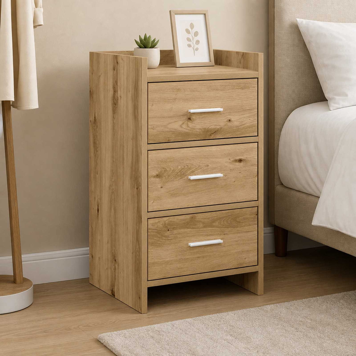 Bedside Tables Artisan Oak 40 x 36 x 70 cm Engineered Wood