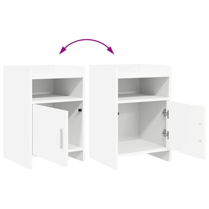 Bedside Tables 2 pcs White 40 x 36 x 60 cm Engineered Wood