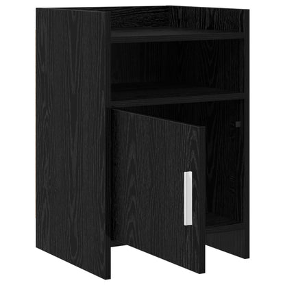 Bedside Tables 2 pcs Black Oak 40 x 36 x 60 cm Engineered Wood