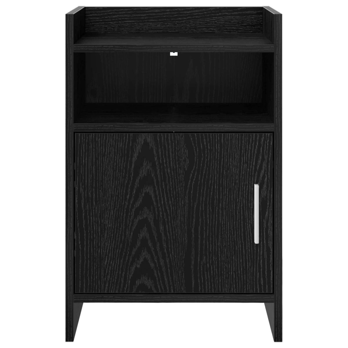Bedside Tables 2 pcs Black Oak 40 x 36 x 60 cm Engineered Wood
