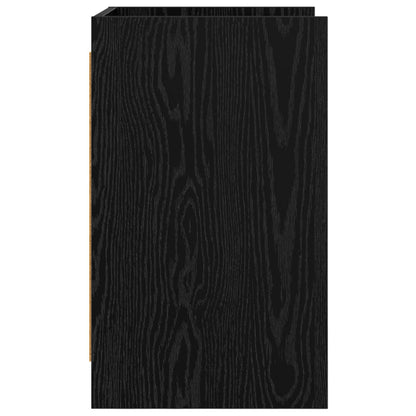 Bedside Tables 2 pcs Black Oak 40 x 36 x 60 cm Engineered Wood