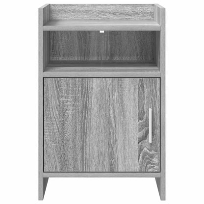 Bedside Tables Grey Sonoma 40 x 36 x 60 cm Engineered Wood