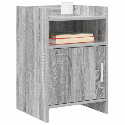Bedside Tables Grey Sonoma 40 x 36 x 60 cm Engineered Wood