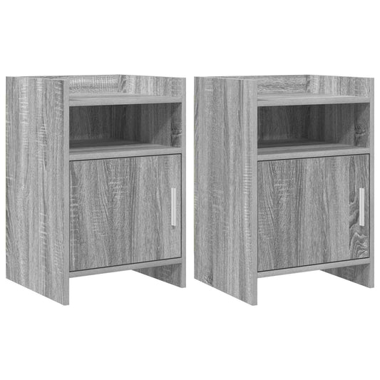 Bedside Tables 2 pcs Grey Sonoma 40 x 36 x 60 cm