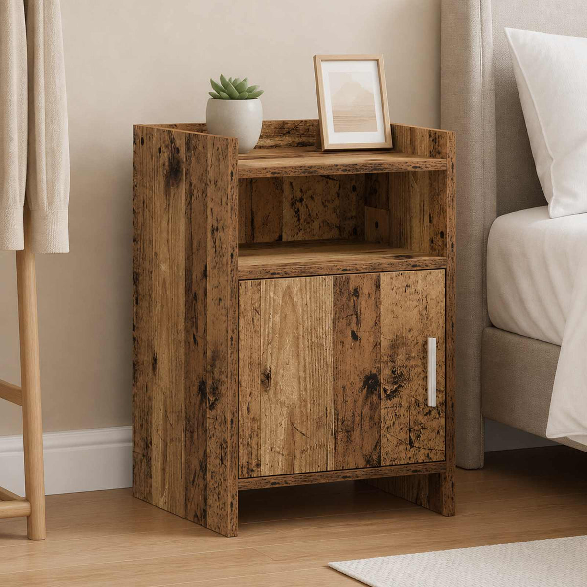 Bedside Tables 2 pcs Old Wood 40 x 36 x 60 cm Engineered Wood