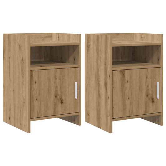 Bedside Tables 2 pcs Artisan Oak 40 x 36 x 60 cm