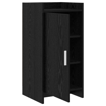Sideboard Black Oak 40 x 36 x 80 cm Engineered Wood