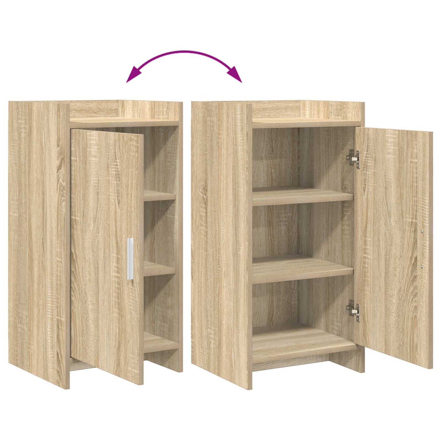 Sideboard Sonoma Oak 40 x 36 x 80 cm Engineered Wood
