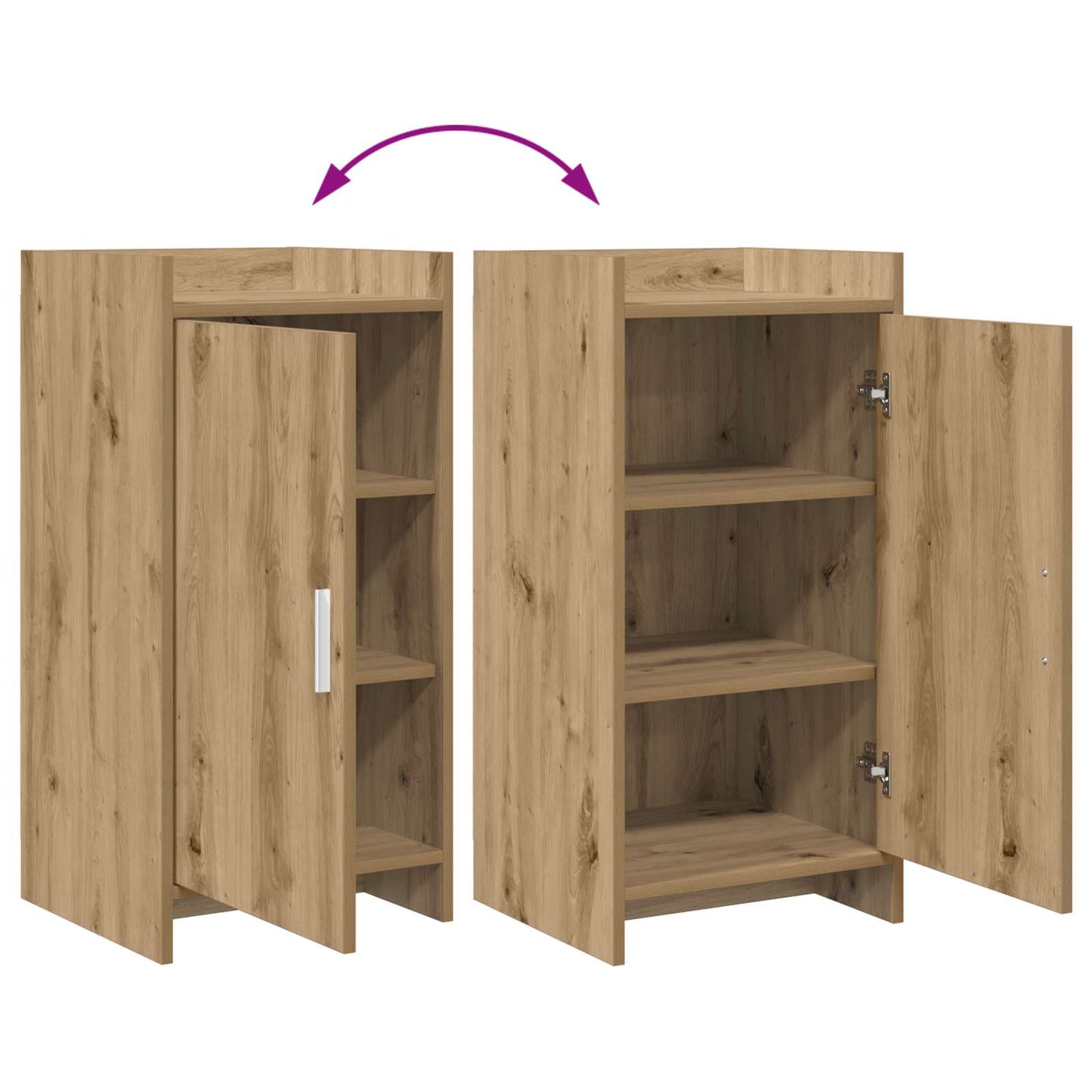 Sideboard Artisan Oak 40 x 36 x 80 cm Engineered Wood