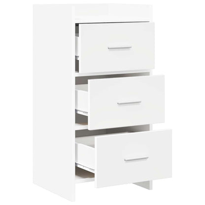 Sideboard White 40 x 36 x 80 cm Engineered Wood