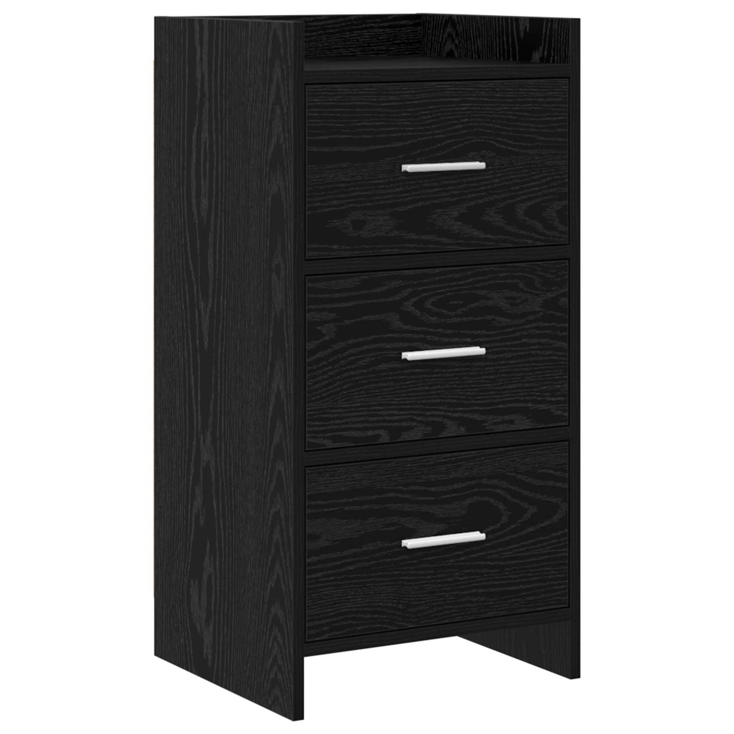 Sideboard Black Oak 40 x 36 x 80 cm Engineered Wood